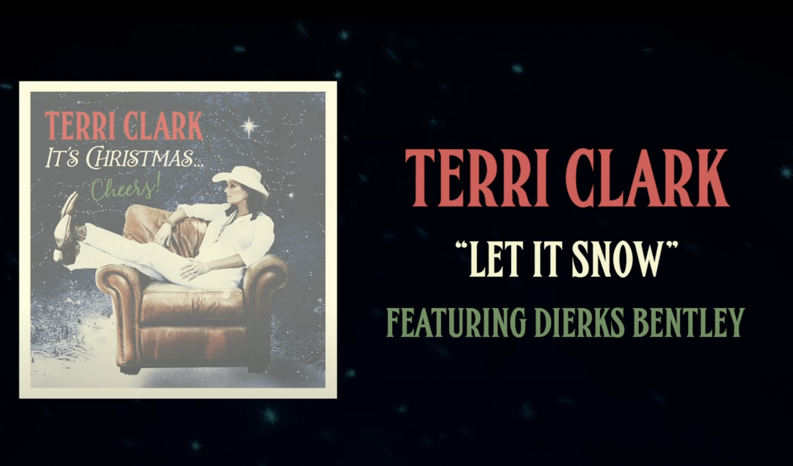 Terri Clark - Let It Snow ft. Dierks Bentley (Lyric Video)